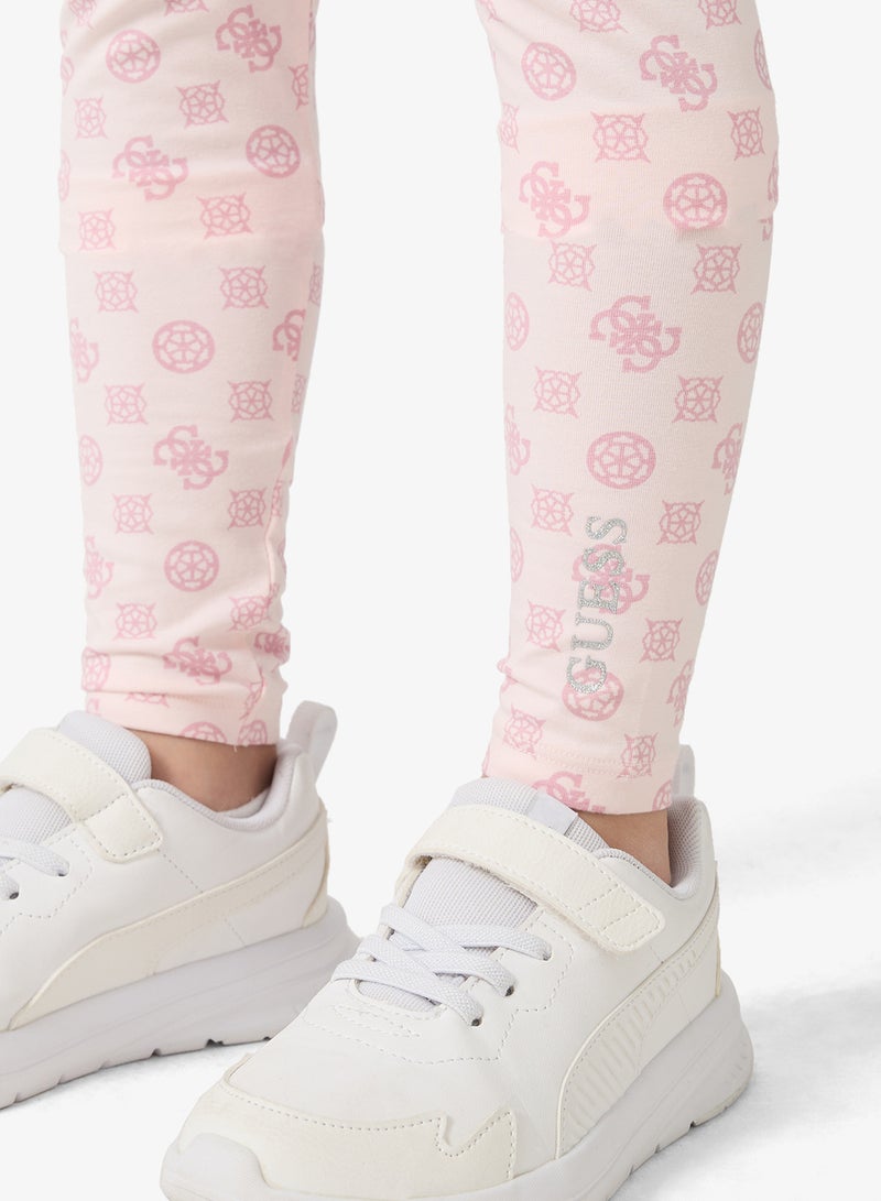 GUESS Kids Printed Leggings - Image 4